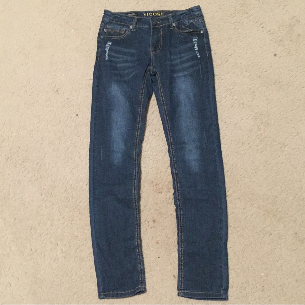 VIGOSS Dark blue skinny jeans